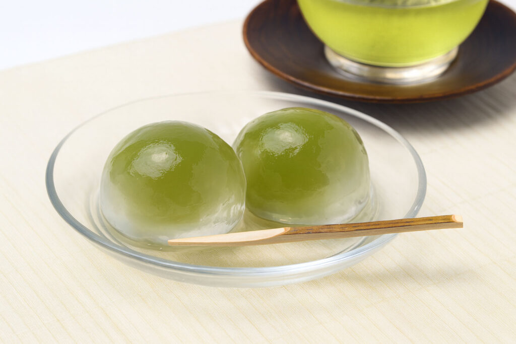 抹茶水まんじゅう